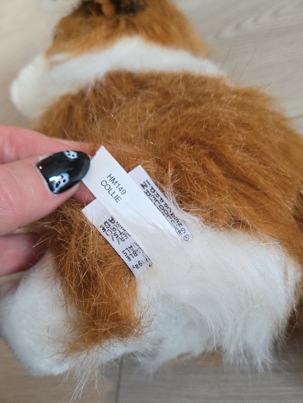 Webkinz Collie Dog Plush, No Code - Picture 5 of 5